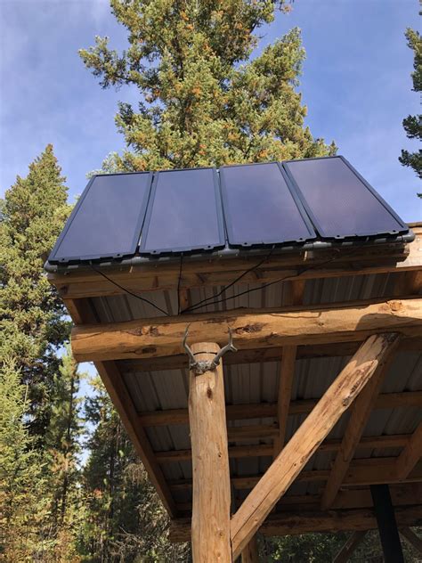 off grid cabin power panel